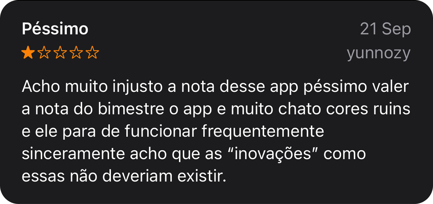 Student App Store review 5